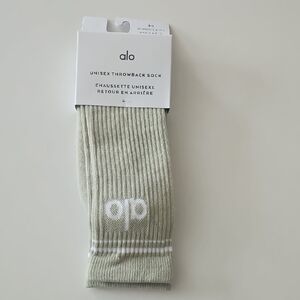 ALO Yoga Unisex Throwback Sock - Limestone